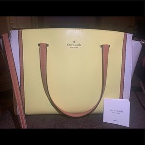 Kate Spade Satchel. 16in length- 61/2in wide- 10in Is the height.